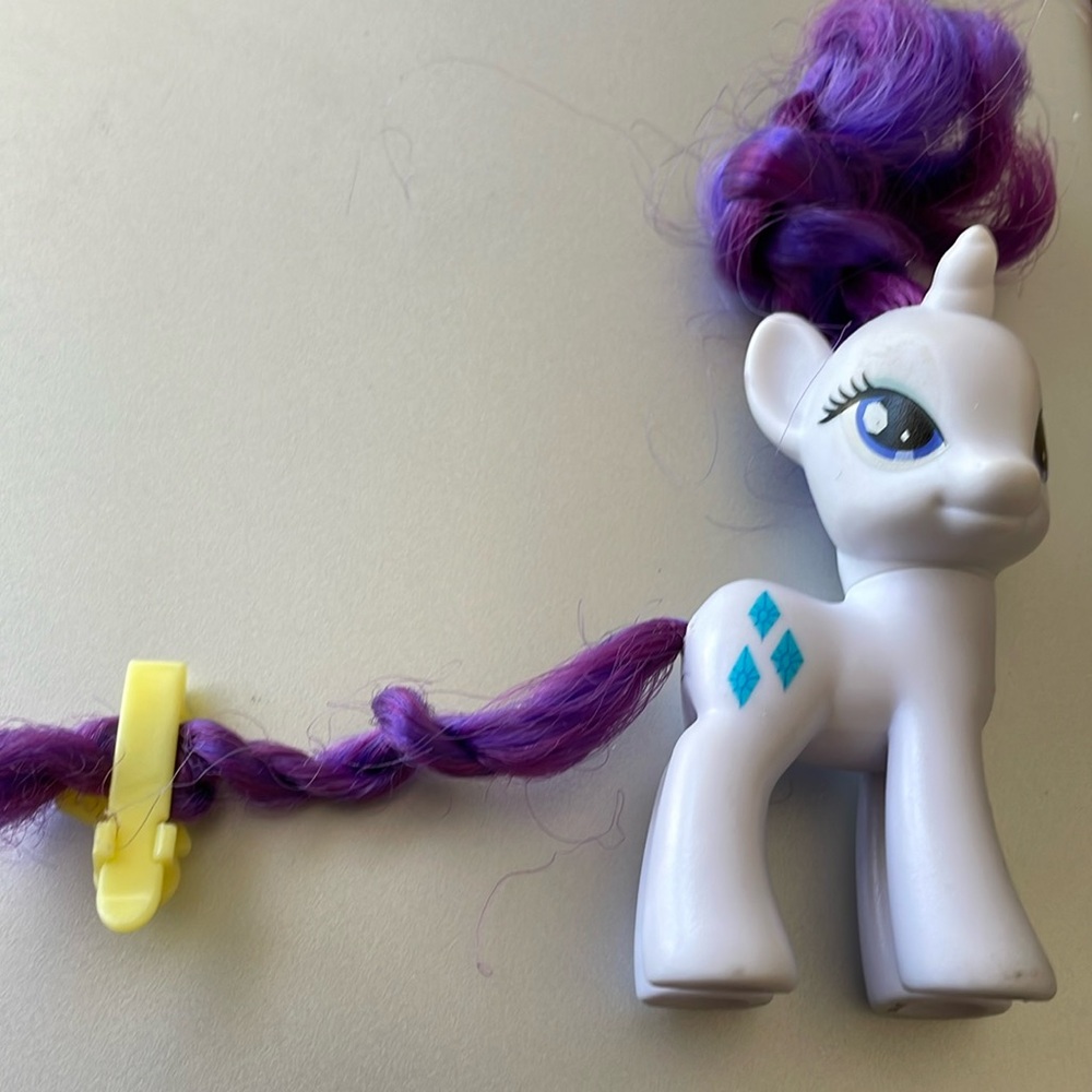 My Little Pony Rarity 3” Brushable MLP